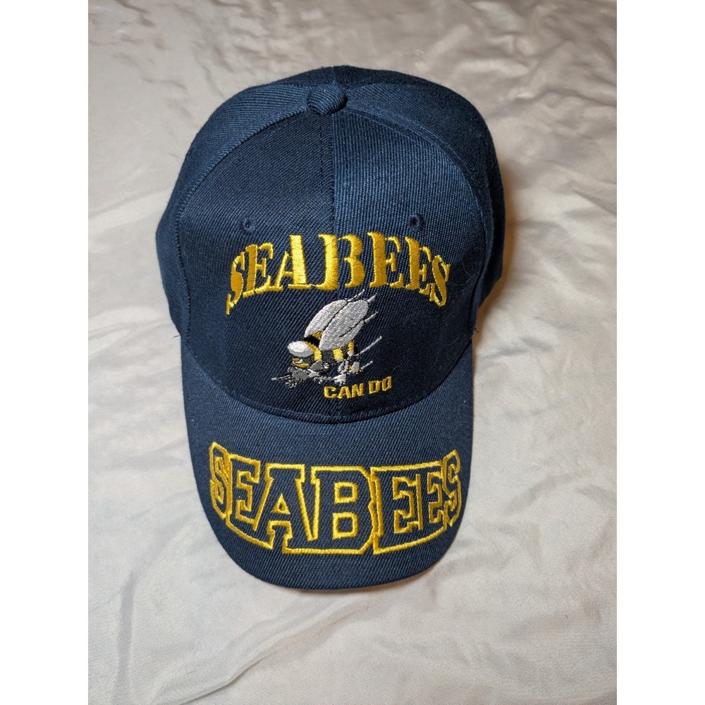United‎ States Military Navy Seabees Can Do Adjustable Baseball Hat
